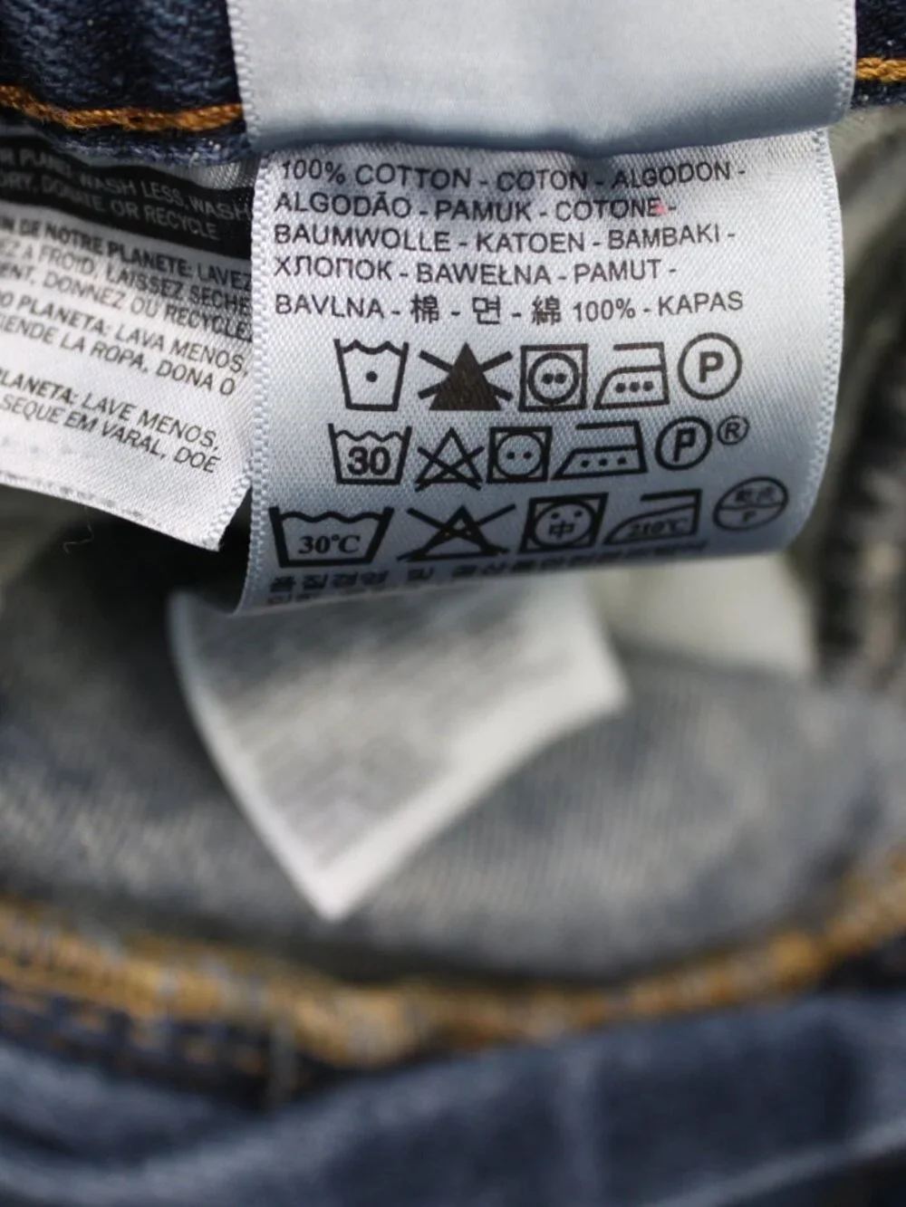 Levi's 569 Jeans Mens 36x32 Blue Loose Straight Fit 100% Cotton 5-Pocket Denim